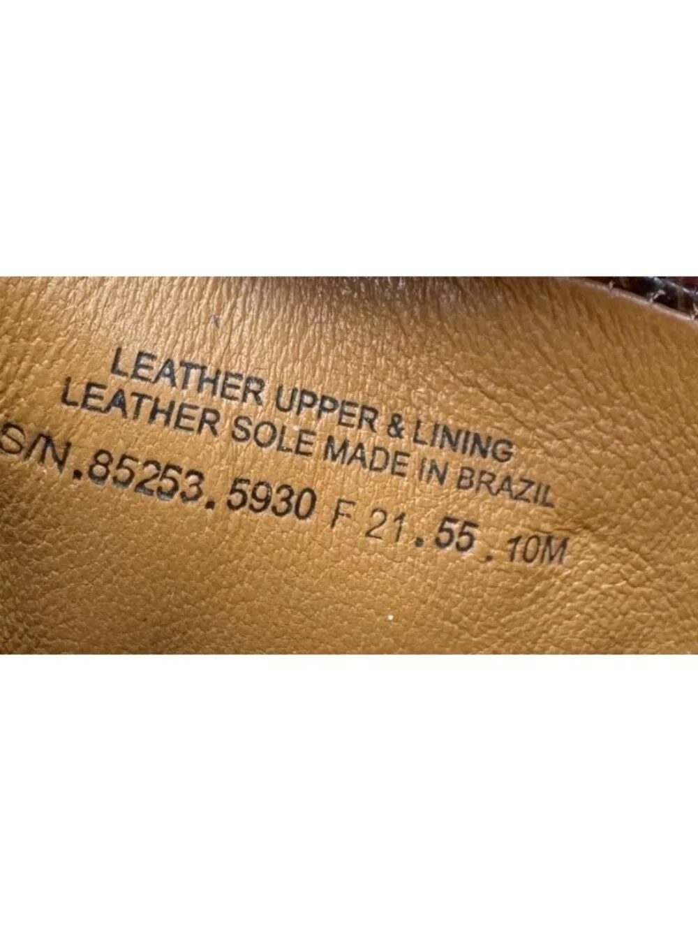 Tory Burch Eleanor Python-Print Leather Mules Gold Logo Size 10M Womens